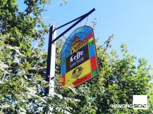 Leffe hanging sign 